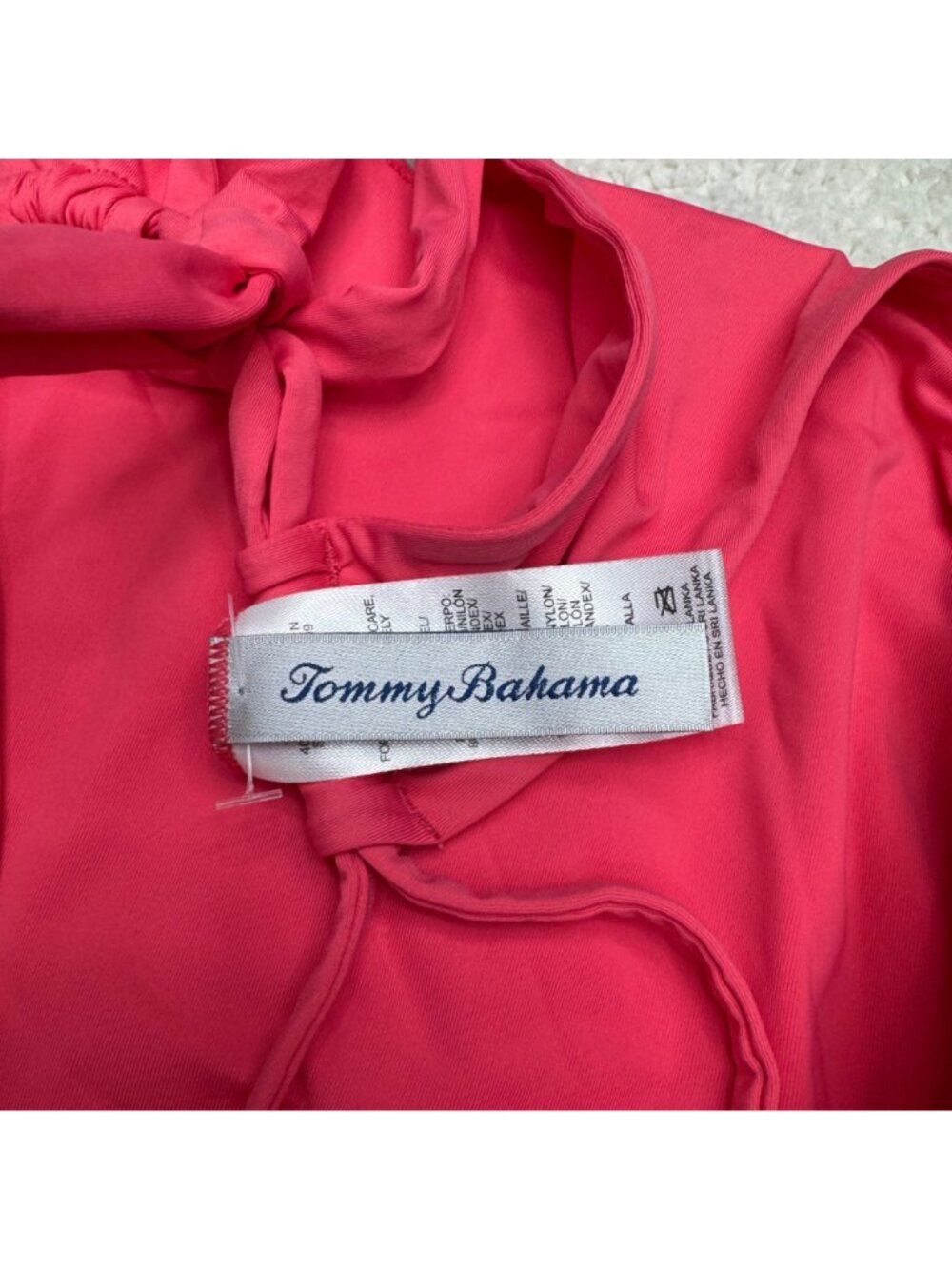NWOT Tommy Bahama Women's Hot Pink Activewear Double Strap Spa Dress, Size S - Picture 6 of 9